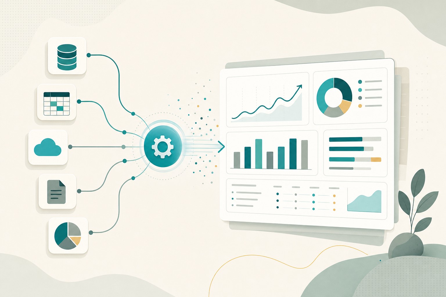 Kontrolling riport automatizálás Power BI dashboardon, havi pénzügyi mutatókkal